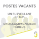 Postes vacants bus